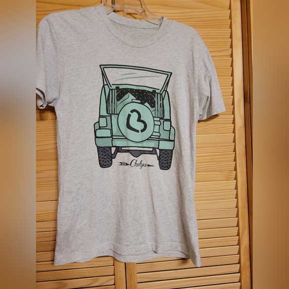 Jeep graphic tee size small green cheekys - Picture 1 of 4